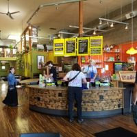 inside at Laughing Planet Cafe in Corvallis