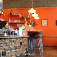 inside at Laughing Planet Cafe in Corvallis