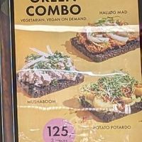 "Green Combo" vegan option at Rørt in Copenhagen