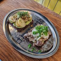 Potato one and mushroom one at Rørt in Copenhagen