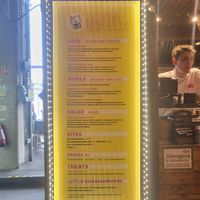 Menu at The Golden Cricket  in Leeds