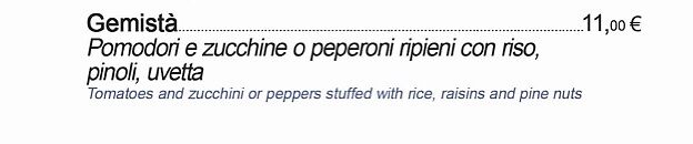 Verdure ripiene   at Taverna-Ouzeri Mykonos in Reggio Emilia