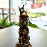 Mango coconut shake (forgot the actual name but it was delicious)   at nomVnom Cafe in Johor Bahru