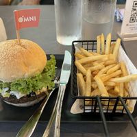 Burger  at nomVnom Cafe in Johor Bahru