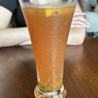 Passion fruit iced teaa  at nomVnom Cafe in Johor Bahru