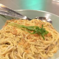 Truffle spaghetti at nomVnom Cafe in Johor Bahru