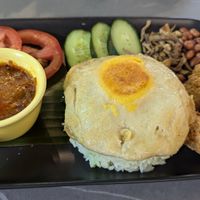 Nasi lemak at nomVnom Cafe in Johor Bahru