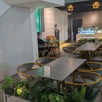 Inside seating at nomVnom Cafe in Johor Bahru