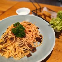 Aglio olio $18.90 at nomVnom Cafe in Johor Bahru