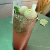 Lychee frizz at nomVnom Cafe in Johor Bahru
