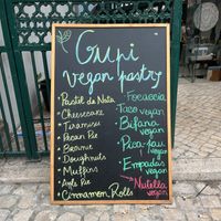 Menu at Gupi Vegan Pastry - Pop Up in Lisbon