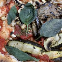 Pizza Verdure Golose (senza mozzarella)   at L'artista Pizza in Stuttgart