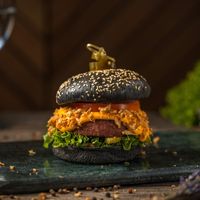 Veggie burger at Big Belly in Cluj-napoca