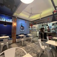 Inside the ice cream shop   at Gelato Del Lao in Luang Prabang