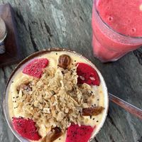Vegan smoothiebowl  at BaZaar Café  in Kampot
