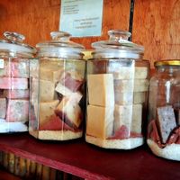 Natural soaps at BaZaar Café  in Kampot