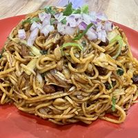 Vegan chowmein - So delicious and filling.   at Momo Central - Bourke St in Melbourne