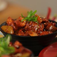 chilli chips at Momo Central - Bourke St in Melbourne