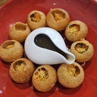 Pani puri at Momo Central - Bourke St in Melbourne