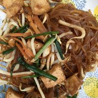 Pat pat lao stir fried noodles  at Tib Khao in Luang Prabang