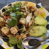 Spicy lap tofu!   at Tib Khao in Luang Prabang