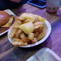 Cheese Fries and Burger at Smashup! in Aachen