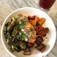 I am loving bowl  at Cafe Gratitude in Venice