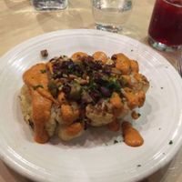 cauliflower 'steak' at Cafe Gratitude in Venice