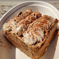 Raw tiramisu at Cafe Gratitude in Venice