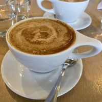 Chai latte with hemp milk  at Cafe Gratitude in Venice