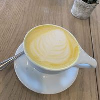 Golden Latte  at Cafe Gratitude in Venice