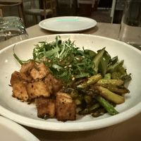 Tofu veggie bowl   at Cafe Gratitude in Venice