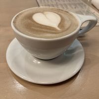 Adaptogen mushroom latte  at Cafe Gratitude in Venice