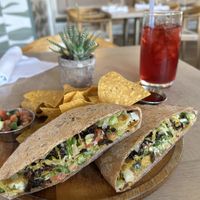   at Cafe Gratitude in Venice