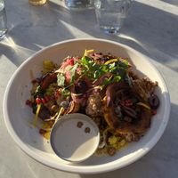 Protein bowl  at Cafe Gratitude in Venice