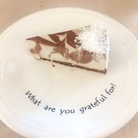 Cheesecake! at Cafe Gratitude in Venice