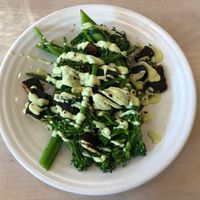 Spicy Sautéed Broccolini at Cafe Gratitude in Venice