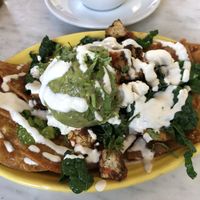 Chiliquiles at Cafe Gratitude in Venice