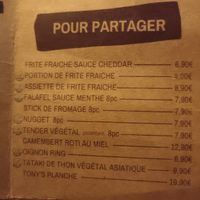 Menu at Good and Well in Lyon