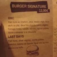 Menu at Good and Well in Lyon