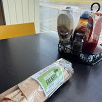 Falafel vegan wrap at BFS - La Piazza Belfast - Maybe closed in Belfast