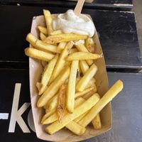 Fries with truffle mayo  at Speisekammer in Vienna