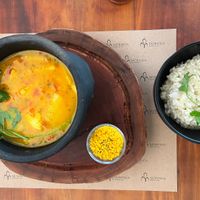 Moqueca de pupunha  at Moringa in Niteroi