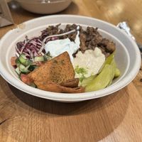 Rice bowl  at Falafel Inc in Washington