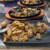 Vegan sharing platter   at Cape To Cairo in Shildon