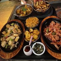 Our vegan sharing platter! So good!   at Cape To Cairo in Shildon