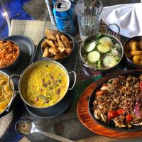 Sharing platter for 2 with grill as the 3rd choice mmm  at Cape To Cairo in Shildon