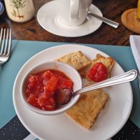 Before the main breakfast along with some overnight oats at Blaeberry House in Inverness