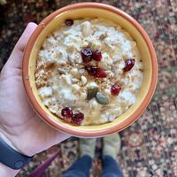 Fridge oats   at Blaeberry House in Inverness