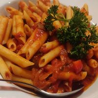 Pasta vegetaria at Cafe Bistro Flamingo in Braeunlingen